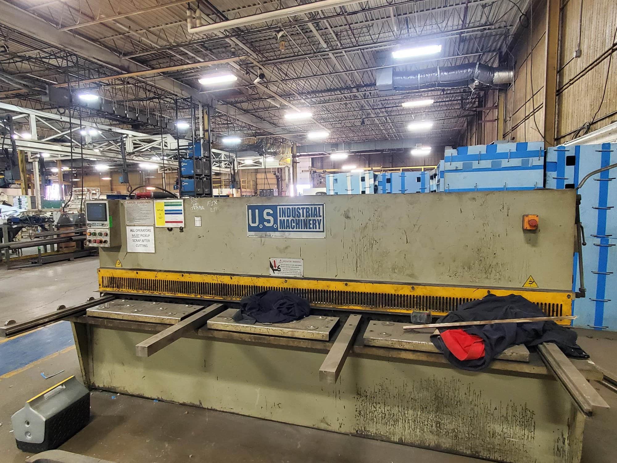 1/4" x 10' U.S Industrial Machinery Hydraulic Shear, 2006 - Image 2