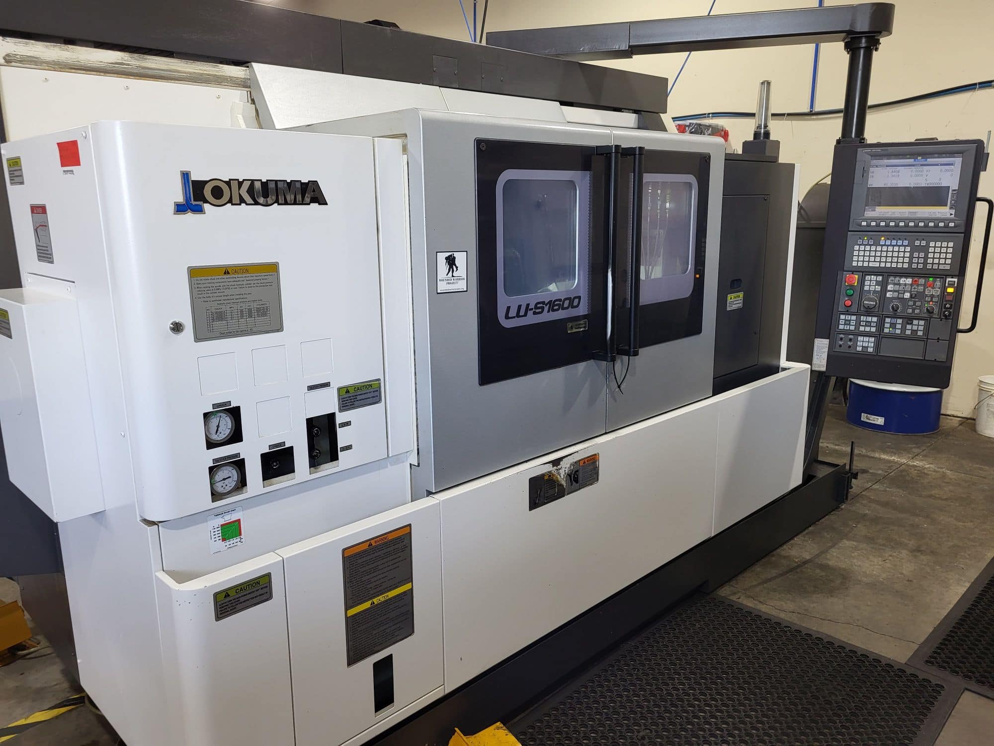 Okuma LU-1600 L 2SC1000 Dual Turret CNC Lathe, 2014 - Low Hours
