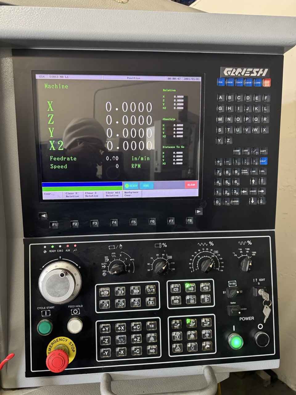 Ganesh Cyclone 32CS CNC Swiss Lathe, 2010 - Parts Catcher, Live Tooling, Sub Spindle - Image 8