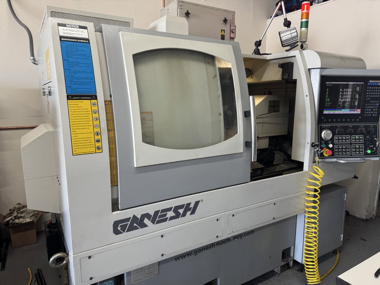 Ganesh Cyclone 32CS CNC Swiss Lathe, 2010 - Parts Catcher, Live Tooling, Sub Spindle - Image 9