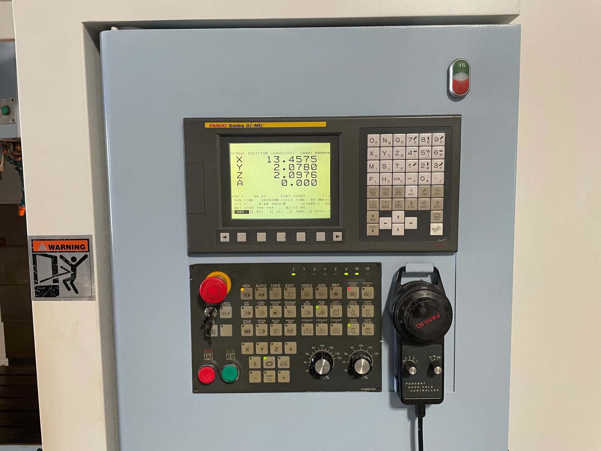 TwinHorn VP-1500 CNC VMC, 2006 - 4th Axis, Rotary Table, Fanuc Control - Image 5