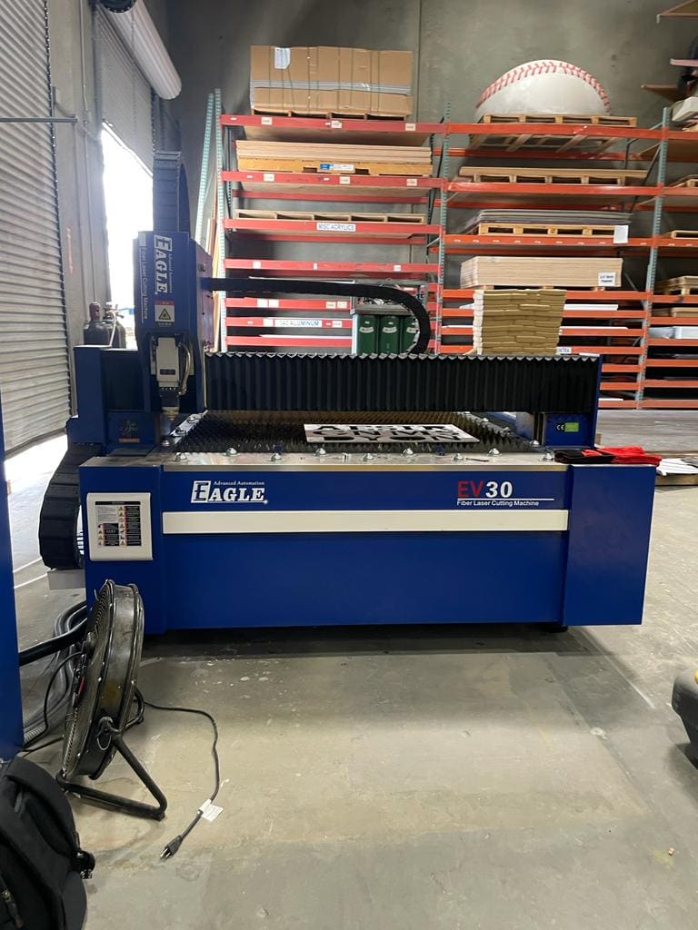 6,000 Watt Eagle EV-30 Max Photonics Fiber Laser Cutting Machine, New 2023 - Factory New, Never Put To Power, 5' x 10'