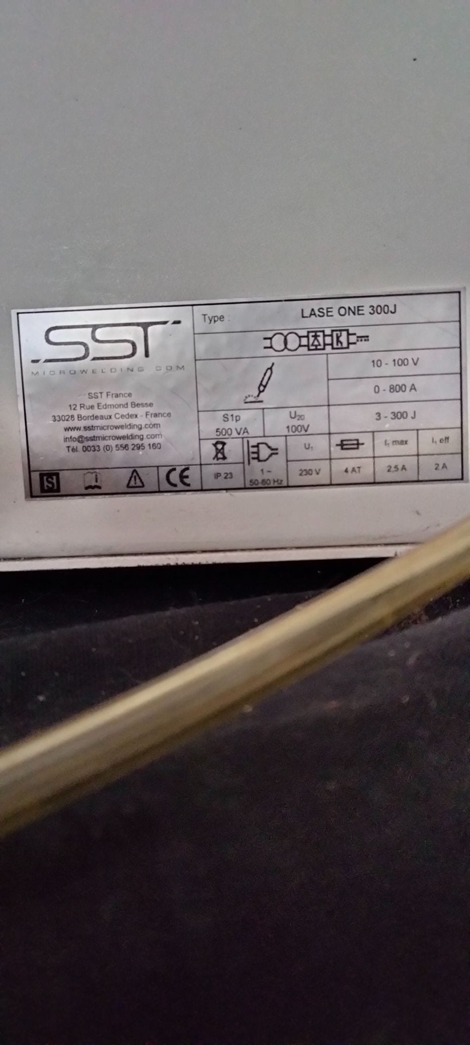 SST Lase One 300J Laser Micro Welder, 2016 - Image 6