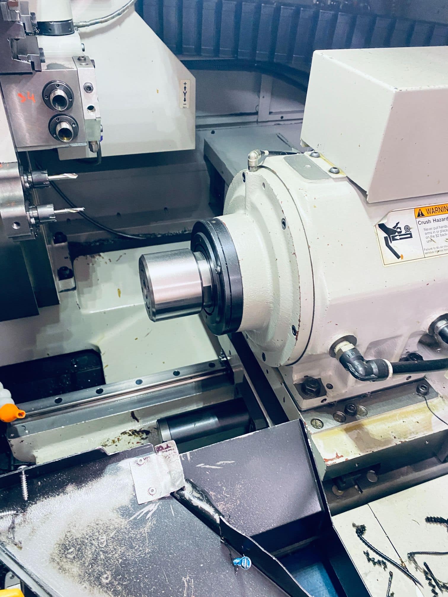 Nomura NN-32YB2 32MM CNC Swiss Screw Machine, Lathe, 2011 - With LNS Bar Feed - Image 6