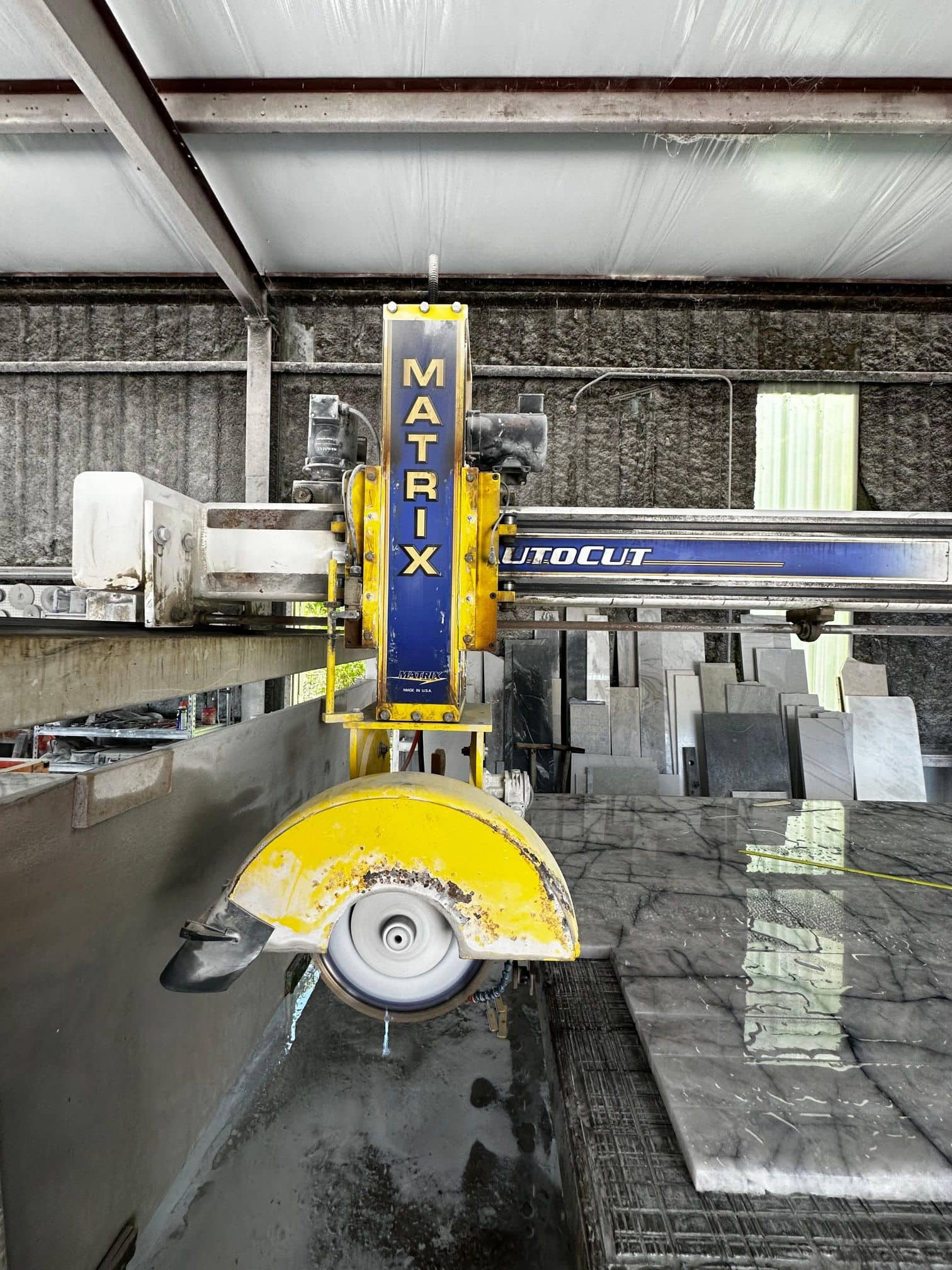 Matrix Triton Autocut Bridge-Saw Stone Cutter, 2008 - 6' x 10' Tilt Table - Image 2