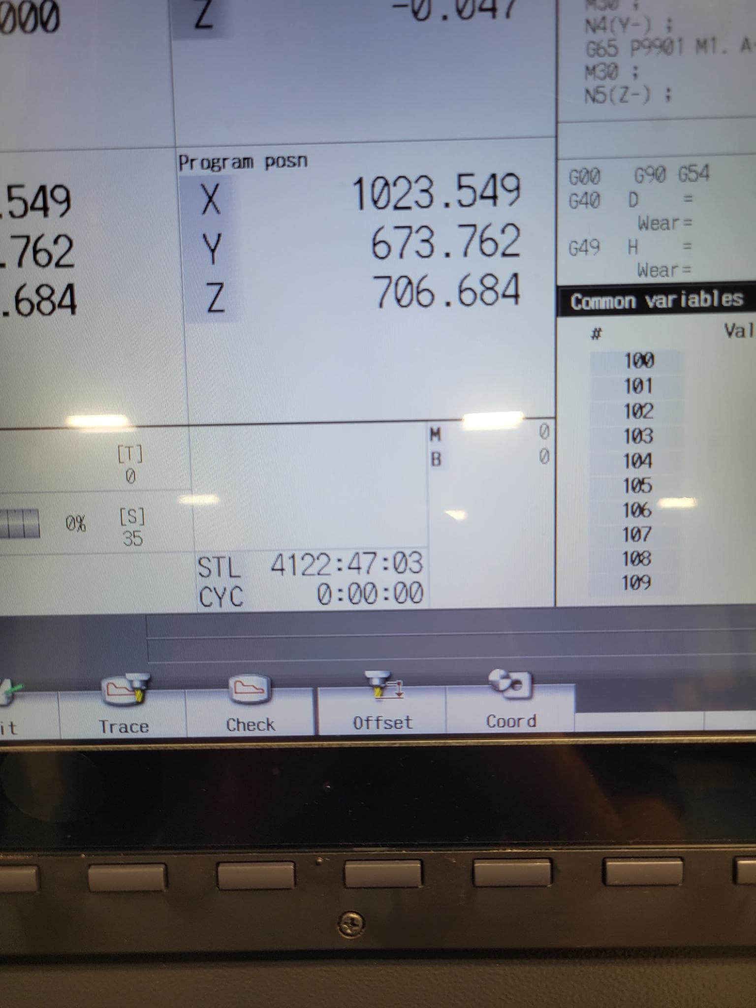 Awea VP-2012 CNC Bridge Mill, 2018 - Mitsubishi Control, Glass scales, Probe, 15K Spindle - Image 5