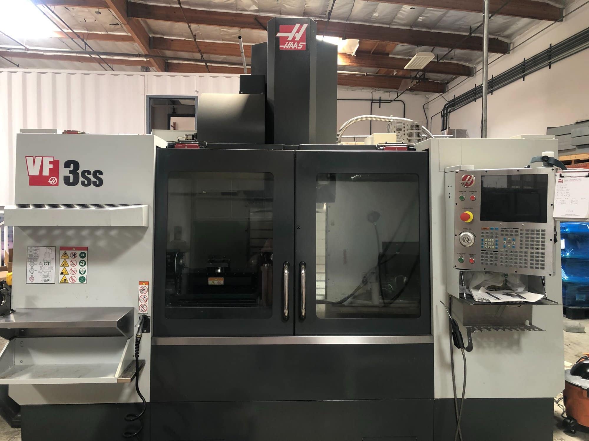 Haas VF-3SS VMC, 2017 - TR-160 Trunnion, High Speed Machining, Chip Auger - Image 2