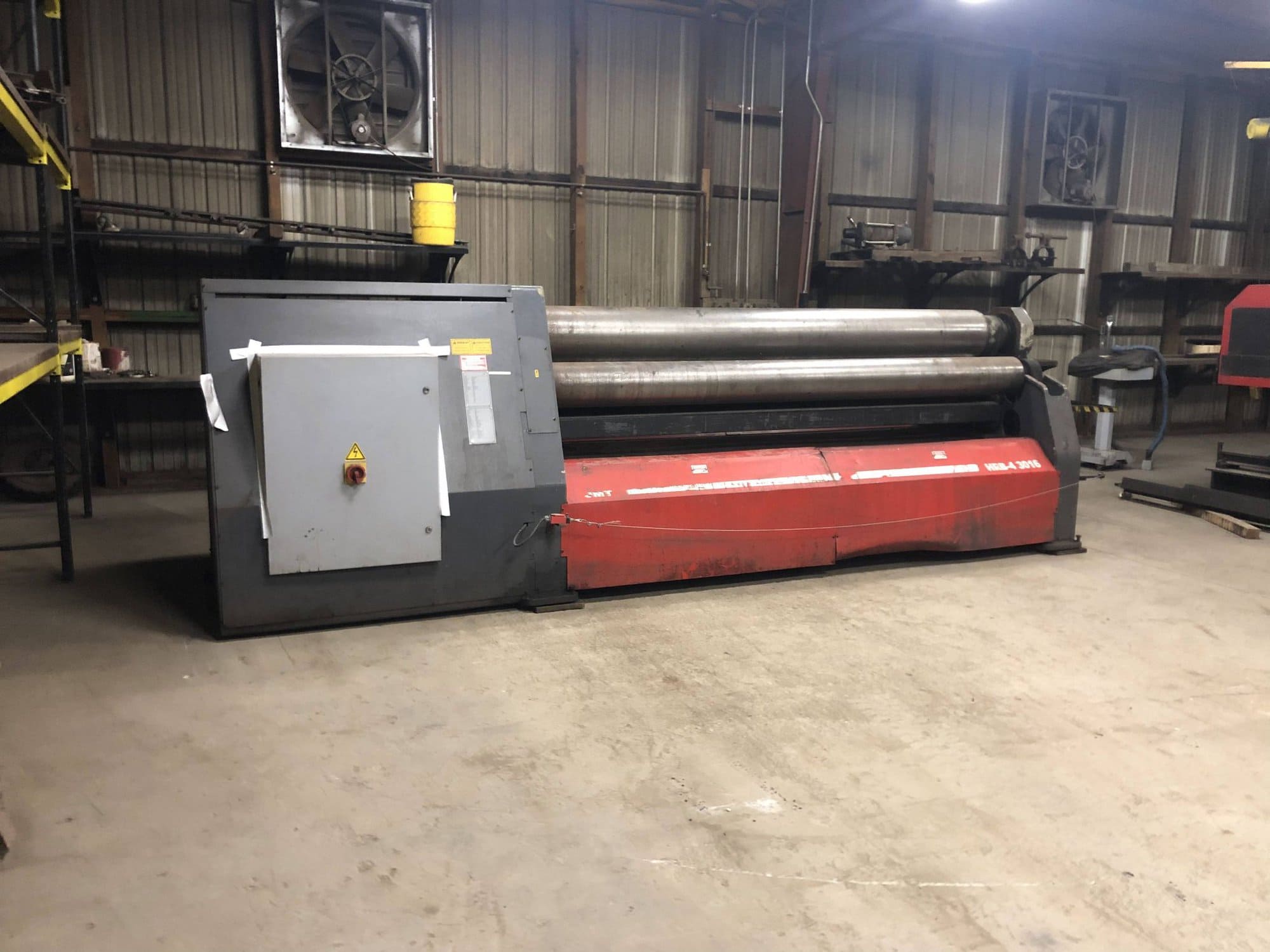 5/8" X 10'-2" Durma/JMT HRB-4 3016 Horizontal Roll Double Pinch Plate Roll, 2014 - Very Low Hours/Usage - Image 2