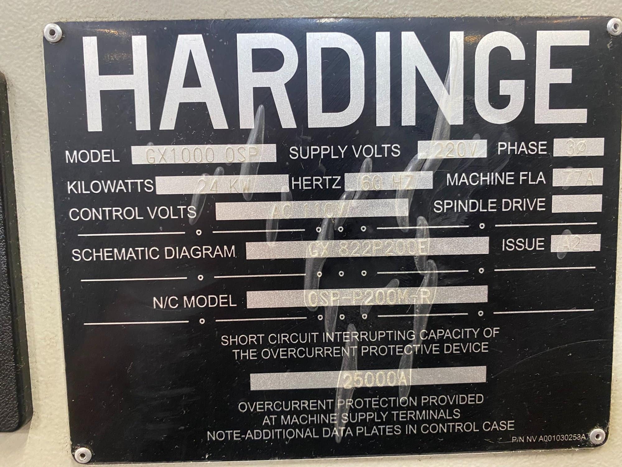 Hardinge GX1000 OSP VMC, 2011 - CTS Ready, Turbo Chip Conveyor, Probe & Okuma Control. - Image 13