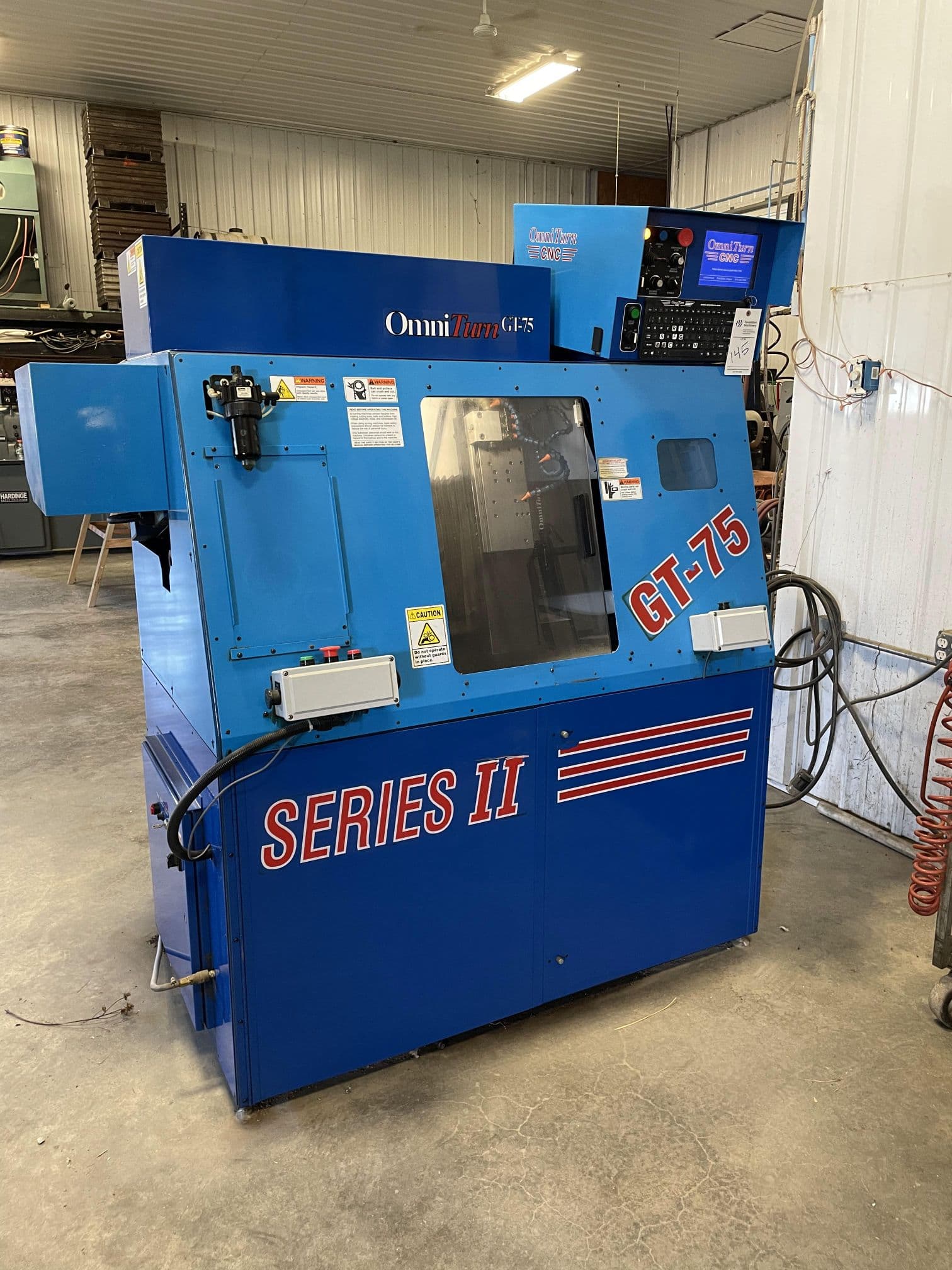OmniTurn GT-75 Gang Tool CNC Turning Center, 2015 - Gang Tool Lathe OT-CNC4