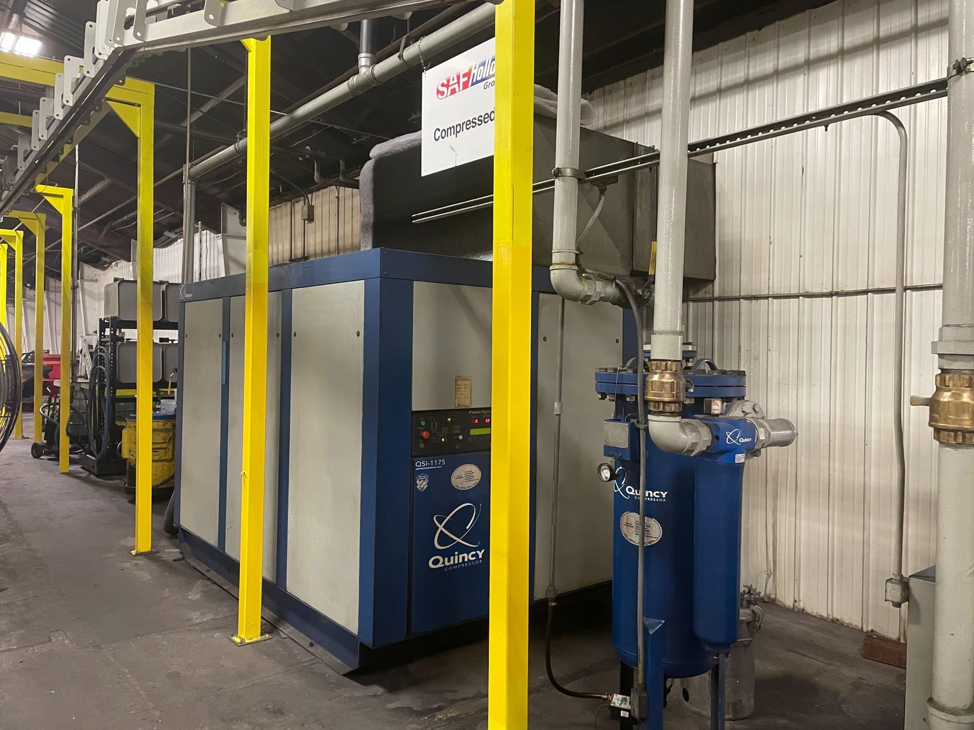 Quincy Rotary Screw Air Compressor Model QPCD 1200, 2010 - 150 PSI - Image 8