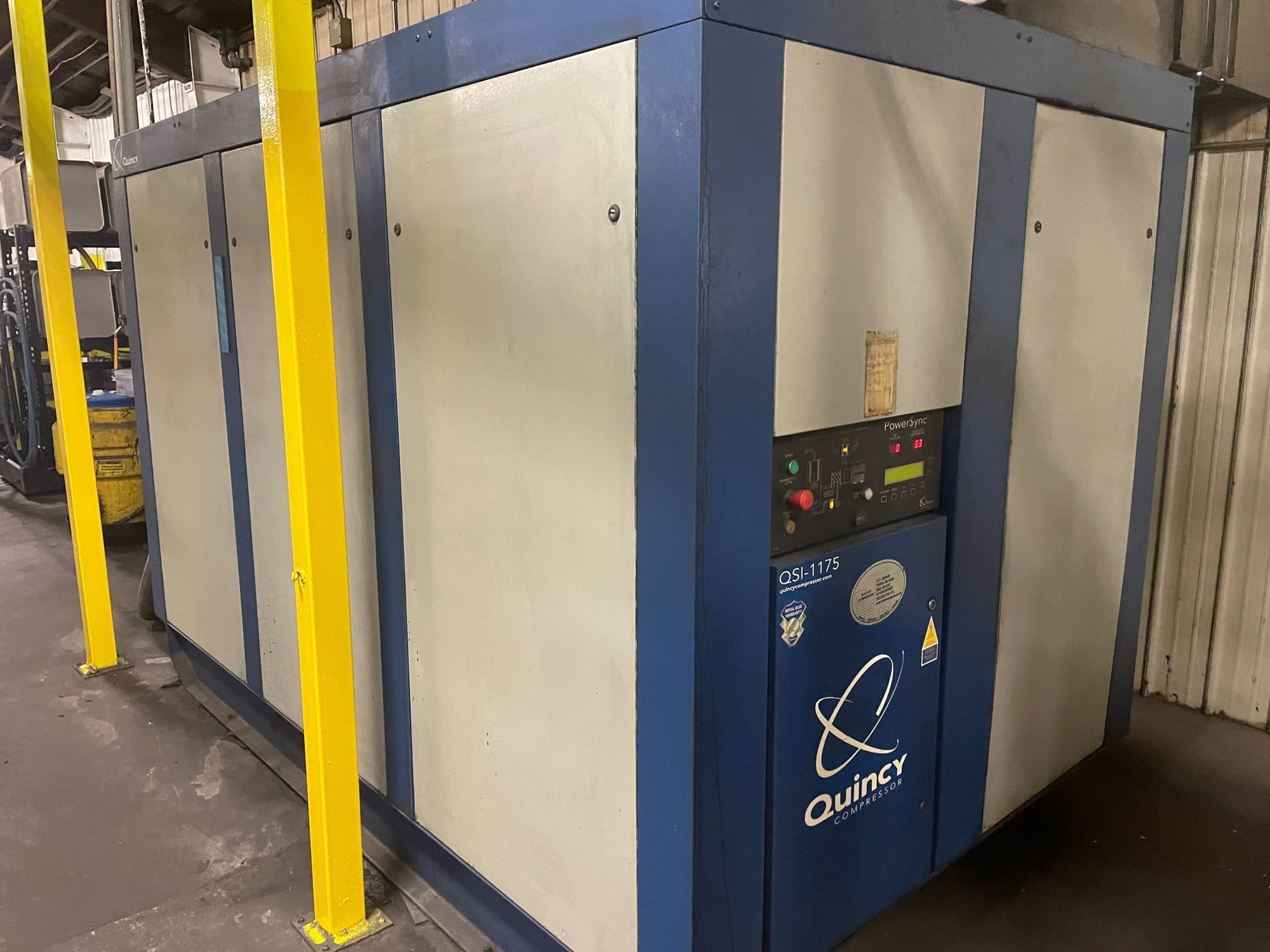 Quincy Rotary Screw Air Compressor Model QPCD 1200, 2010 - 150 PSI - Image 7
