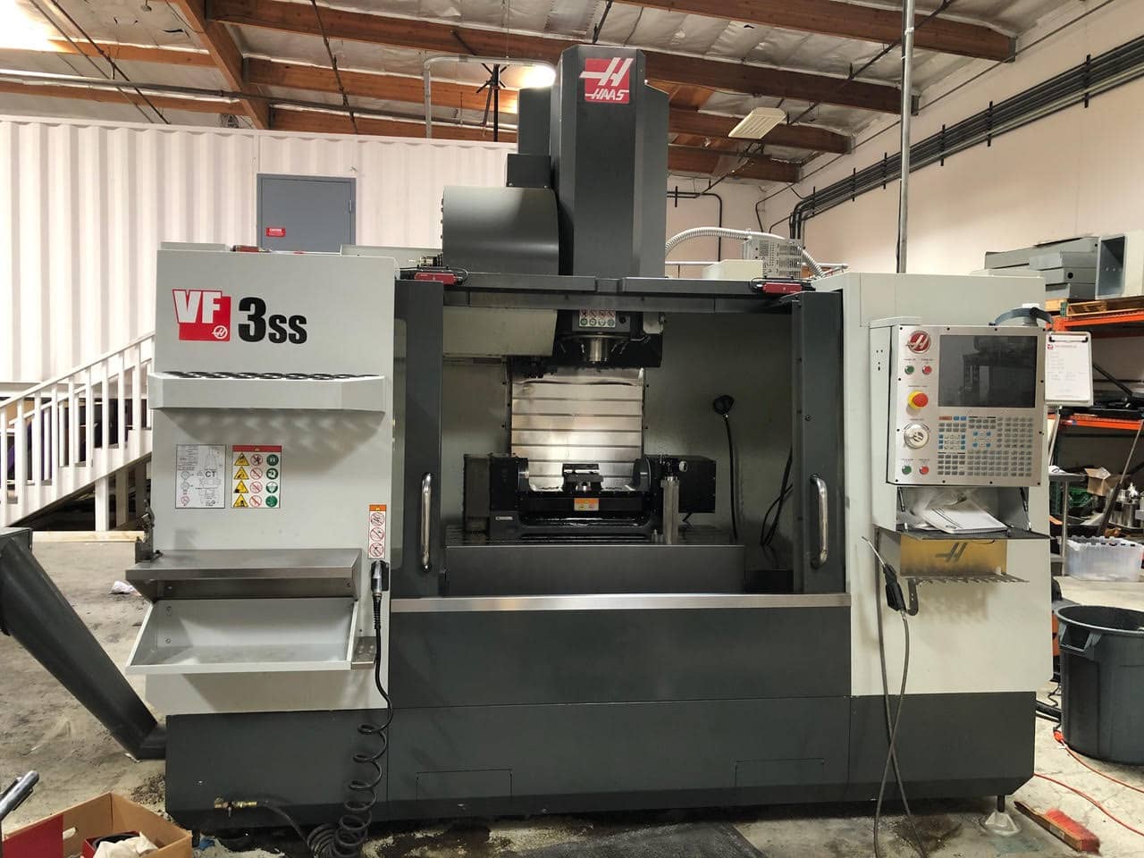 Haas VF-3SS VMC, 2017 - TR-160 Trunnion, High Speed Machining, Chip Auger