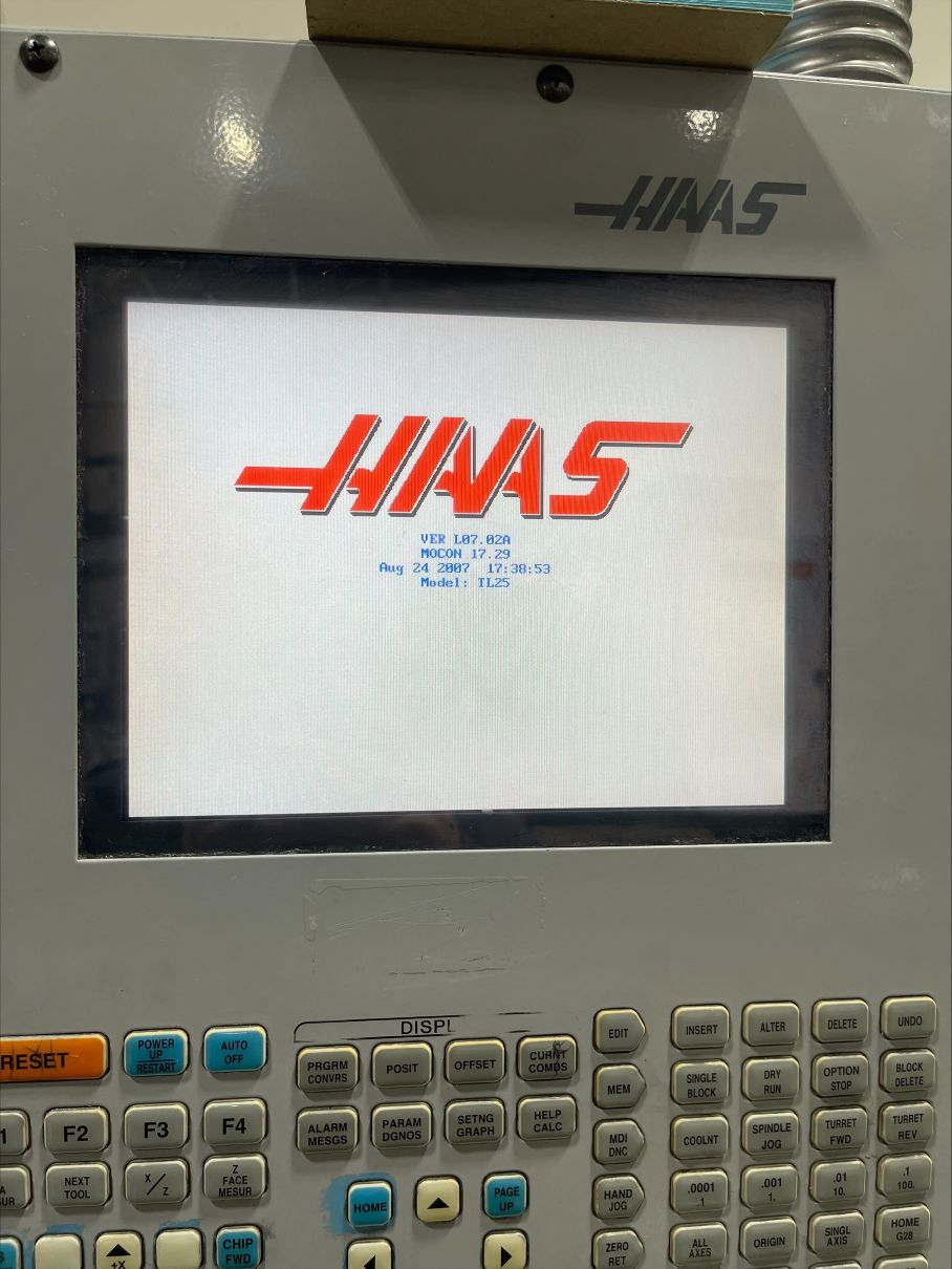 Haas TL-25 CNC Lathe, 2003 - Tailstock, Probing, Live Tooling, Chip Conveyor - Image 5