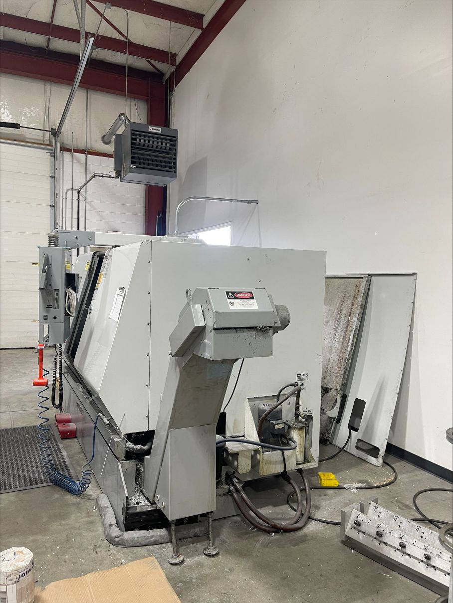 Haas TL-25 CNC Lathe, 2003 - Tailstock, Probing, Live Tooling, Chip Conveyor - Image 2
