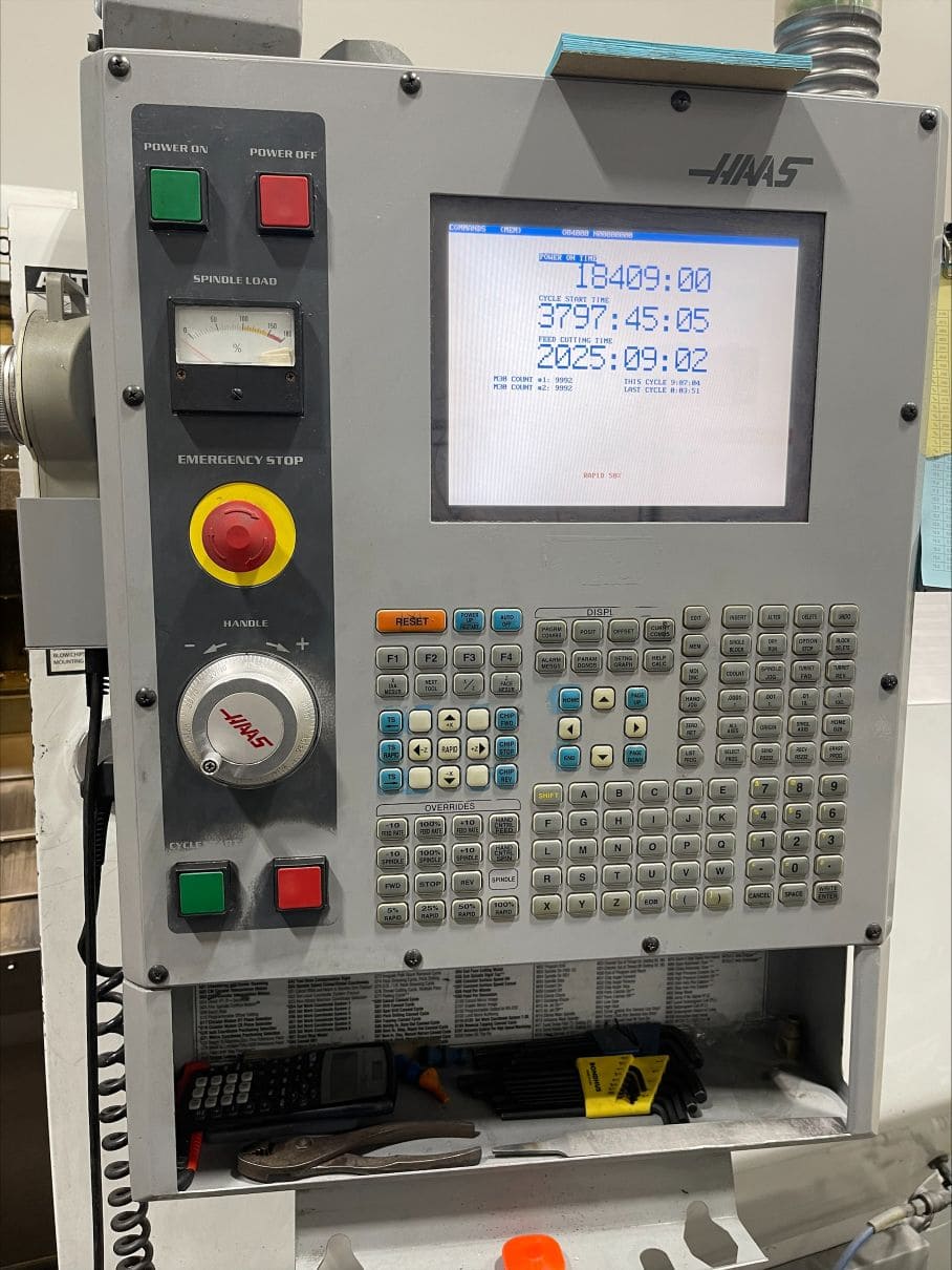 Haas TL-25 CNC Lathe, 2003 - Tailstock, Probing, Live Tooling, Chip Conveyor - Image 4
