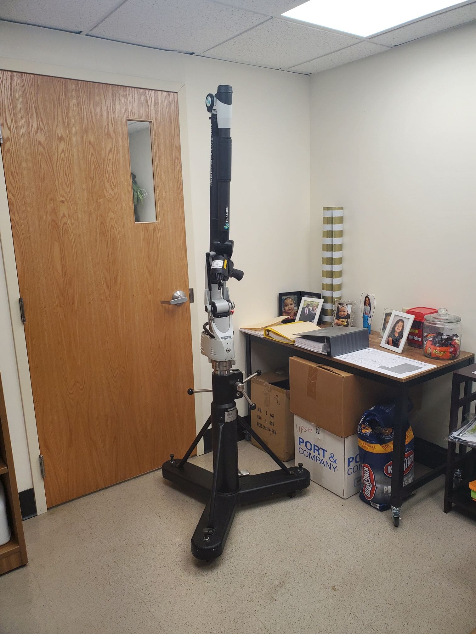 Hexagon Romer Absolute Portable Measuring Arm 7 Axis 7530 SI, 2017 - Includes Brunson Stand Model 231