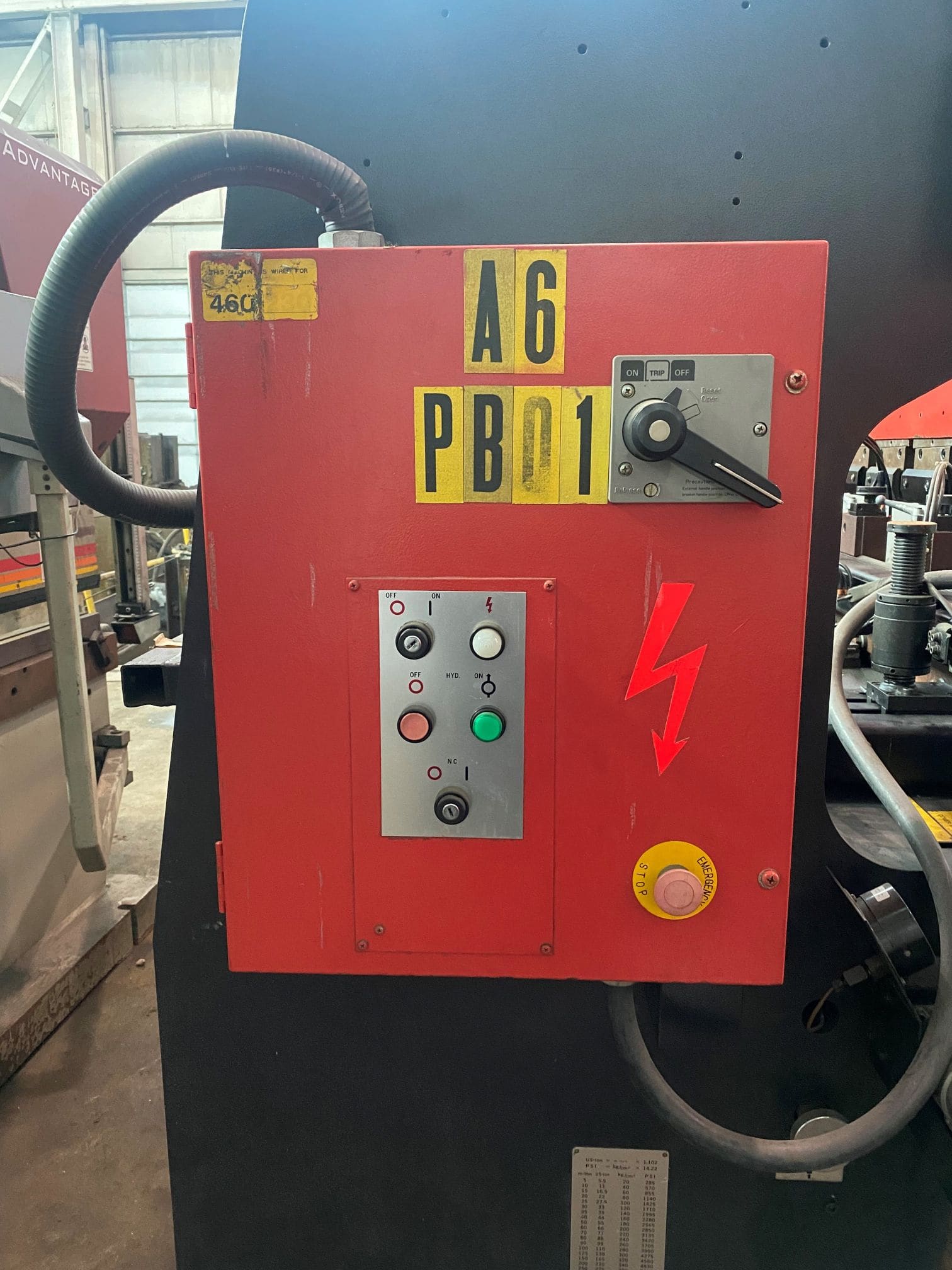 88 Ton x 8' Amada RG-80 CNC Press Brake, 1995 - Image 10