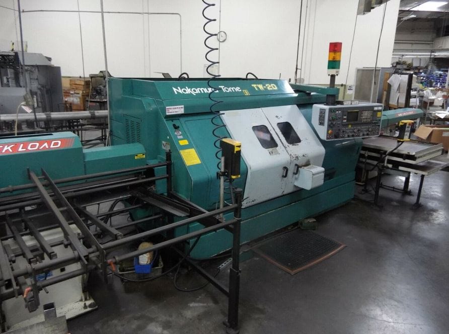 Nakamura Tome TW-20, Twin Spindle/Turret CNC Lathe, 1998 - Fully Loaded, LNS Load/Unload, Probe, Tooling Included - Image 2