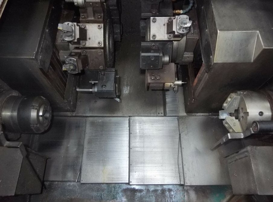 Nakamura Tome TW-20, Twin Spindle/Turret CNC Lathe, 1998 - Fully Loaded, LNS Load/Unload, Probe, Tooling Included - Image 7