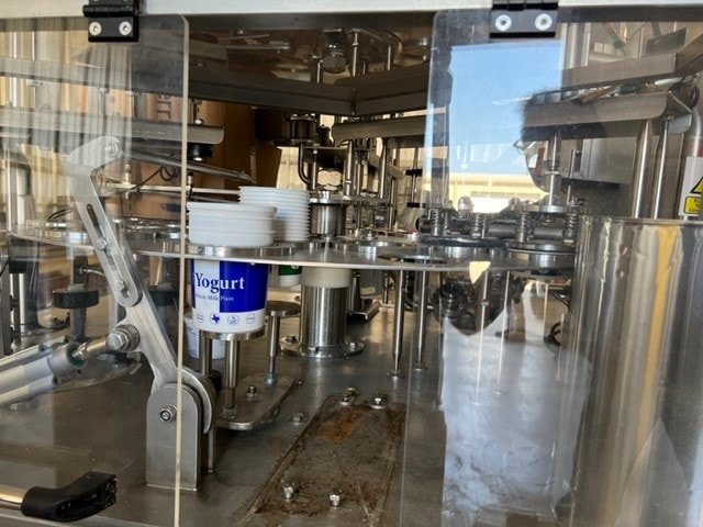 PDM Rotary Yogurt Machine with Filler and Foil Applicator, 2007 - Image 6