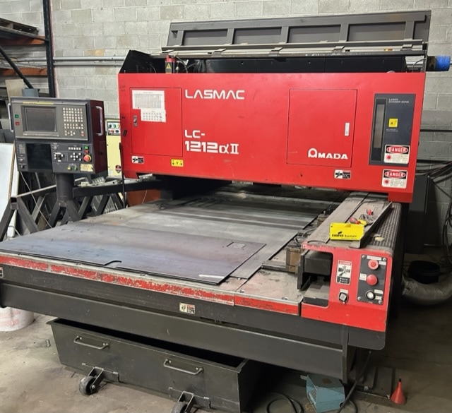 1500 Watt Amada Lasmac LC1212A CO2 Laser, 1995