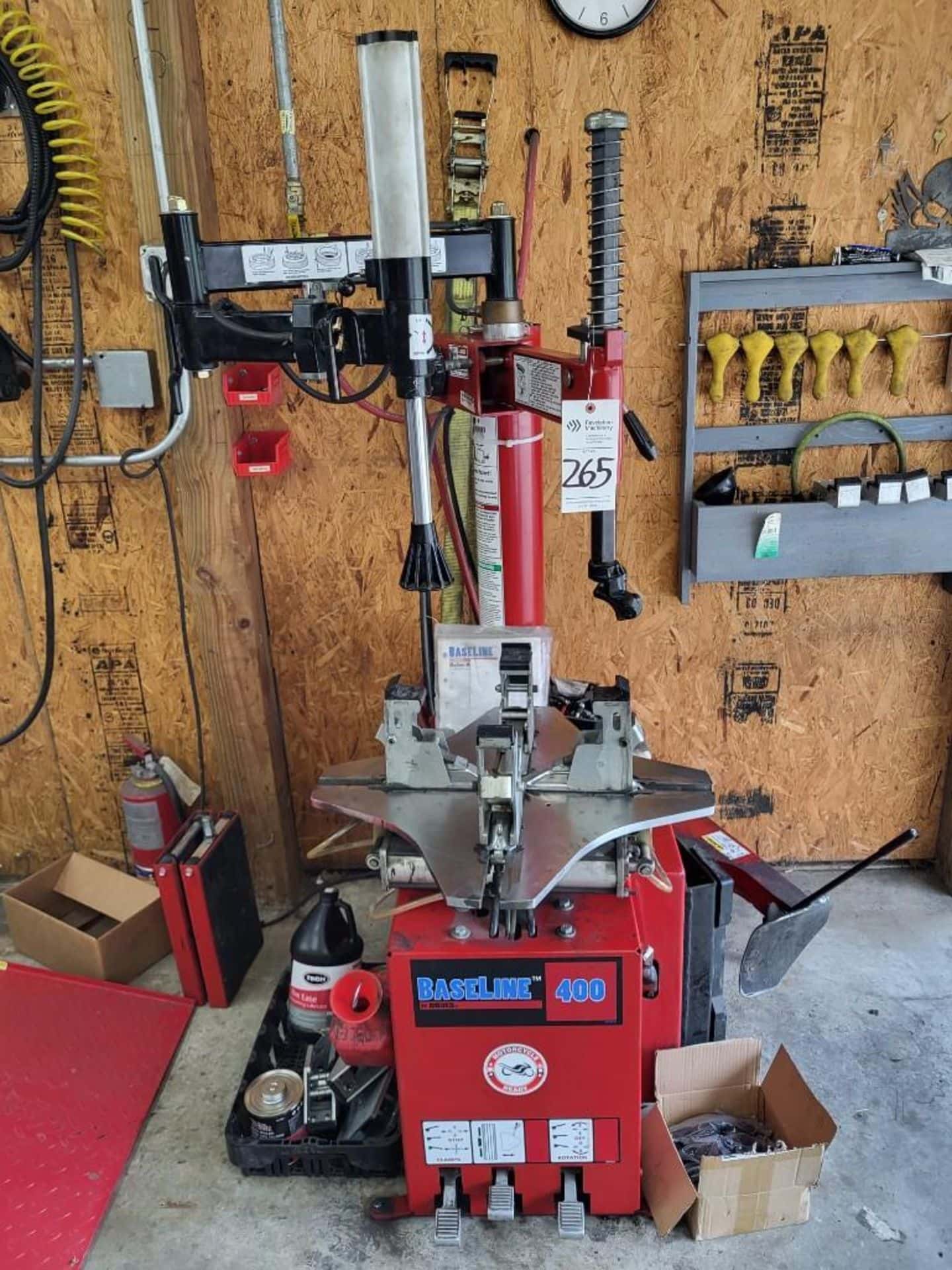 baseline-400-tire-changing-machine-with-accessories-lot265 baseline 400 tire changing machine