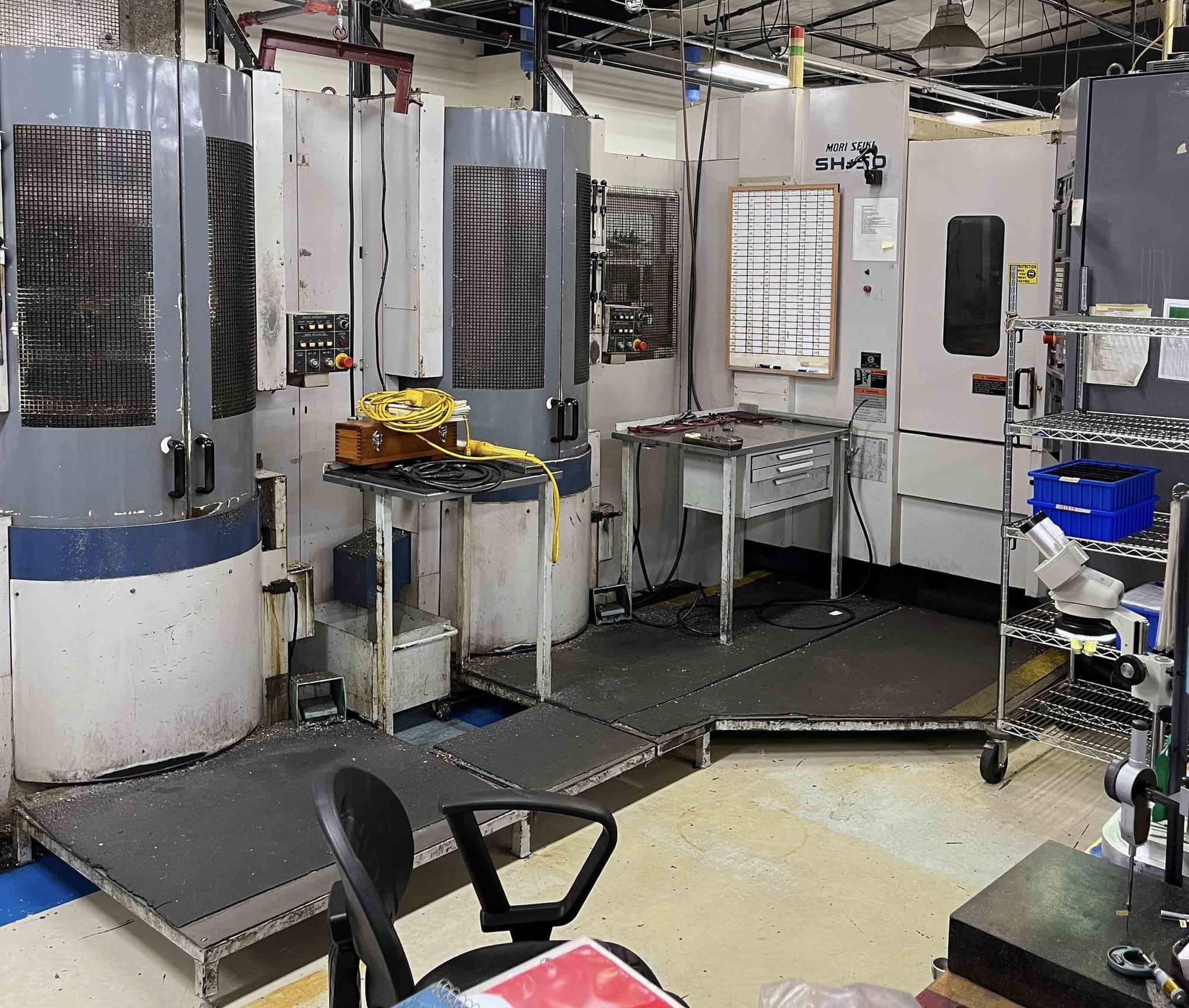Mori Seiki SH-50 500mm HMC, 1997 - 180 ATC, TSC, Full 4th Axis, 12K Spindle, 2 Units Available, Under Power
