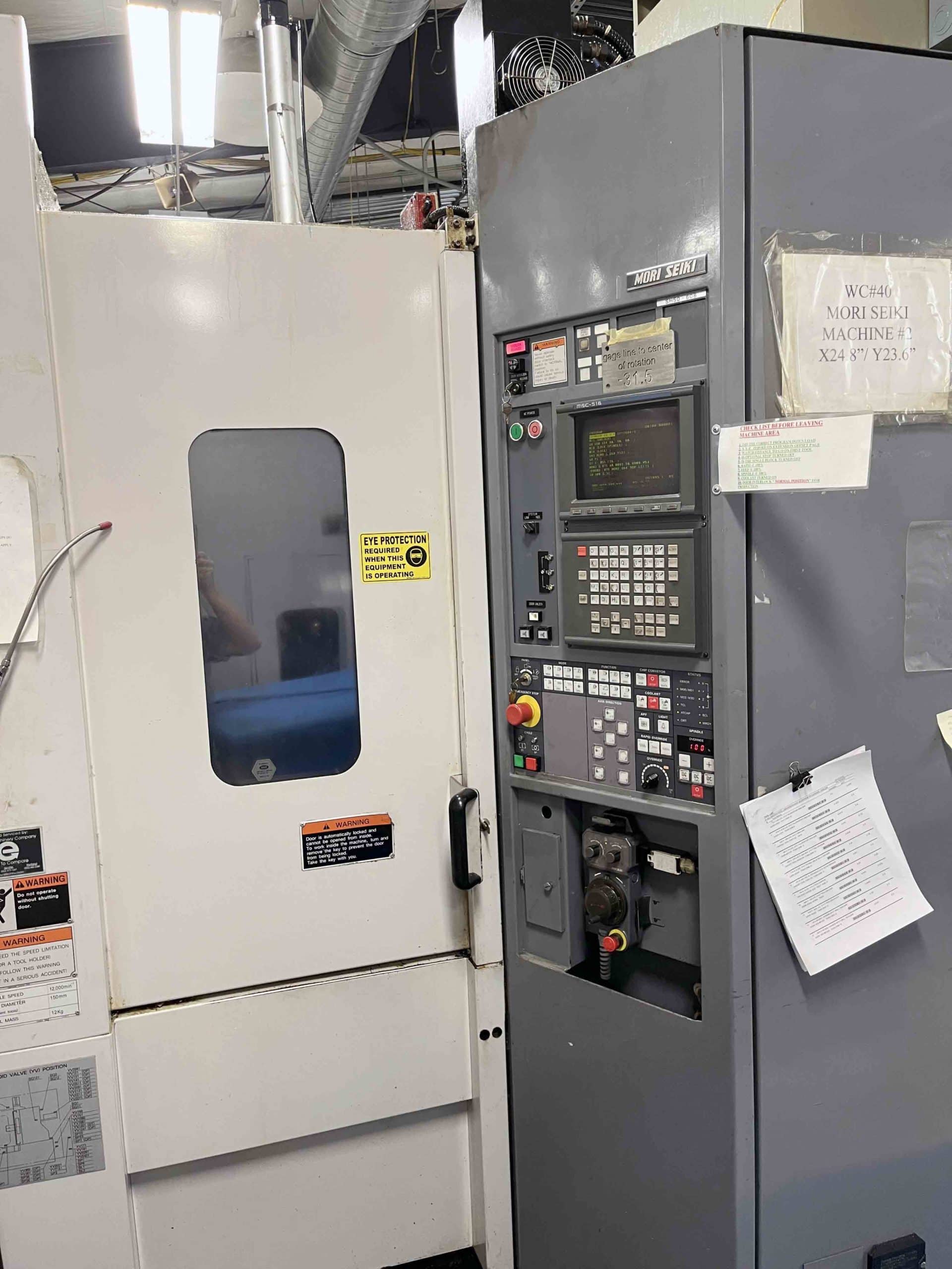 Mori Seiki SH-50 500mm HMC, 1997 - 180 ATC, TSC, Full 4th Axis, 12K Spindle, 2 Units Available, Under Power - Image 3