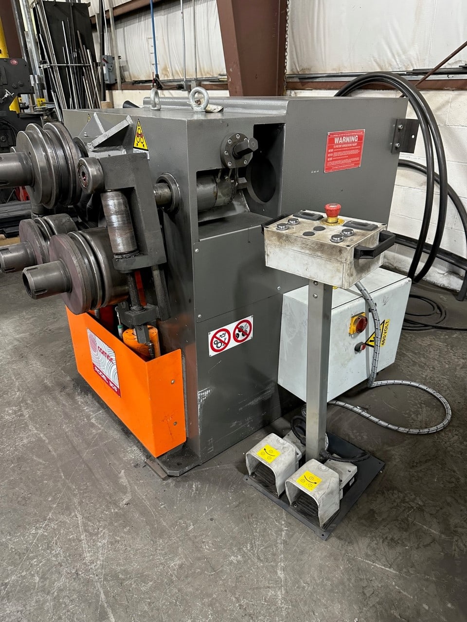 Carell 305HV Double Pinch Angle Bending Roll with (3) sets of Pipe Rolls, for 1-1/4” 1-1/2” & 2”, 2017 - Low Hours - Image 4
