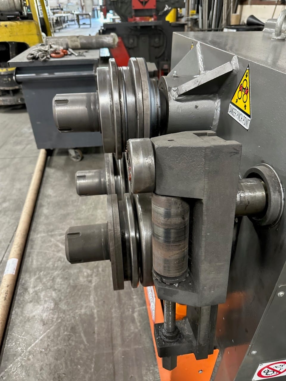 Carell 305HV Double Pinch Angle Bending Roll with (3) sets of Pipe Rolls, for 1-1/4” 1-1/2” & 2”, 2017 - Low Hours - Image 5