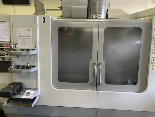 Haas VF-3SSAPC CNC VMC, 2009 - High Speed, Renishaw Probe, Riser Block, Chip Auger - Image 4