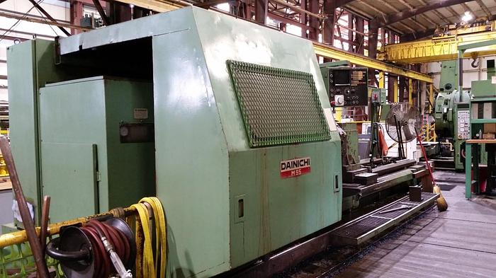 39" X 119" Dainichi M95 CNC Lathe, 1985 - Chip Enclosure, 4 Jaw Chuck, Tailstock, Fanuc 6T --- MAKE OFFER ---