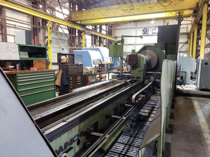 58" X 236" Dainichi M112 CNC Flat Bed Lathe, 1984- Fanuc Control, 40" Chuck --- MAKE OFFER --- - Image 12
