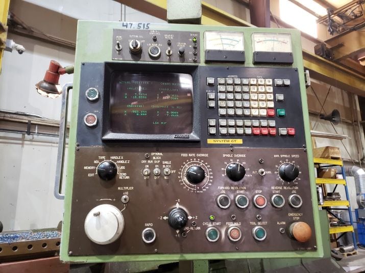 58" X 236" Dainichi M112 CNC Flat Bed Lathe, 1984- Fanuc Control, 40" Chuck --- MAKE OFFER --- - Image 14