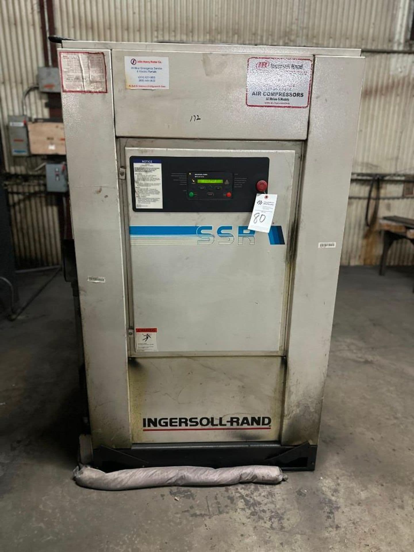 ingersoll rand ssr-ep50se 50 hp rotary screw air compressor<br />
