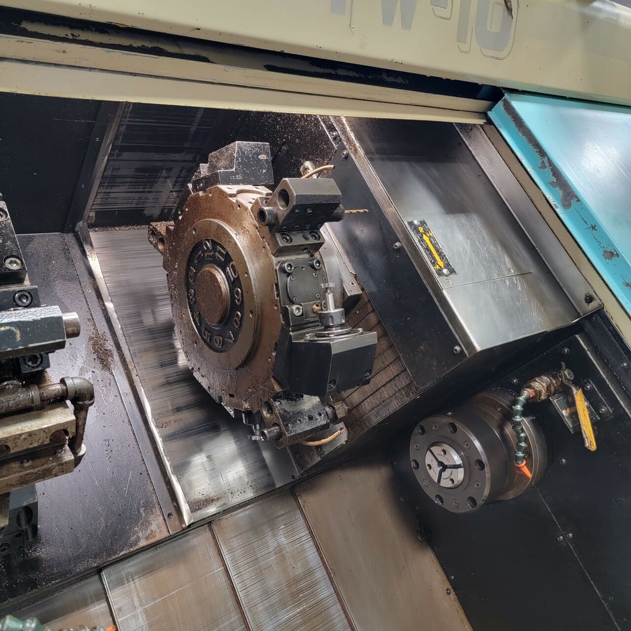Nakamura Tome TW-10MM CNC Lathe, 1993 - Twin Turret, Bar Feeder, C Axis, Tooling Available - Image 3