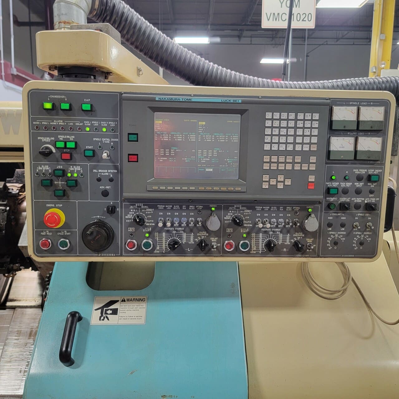 Nakamura Tome TW-10MM CNC Lathe, 1993 - Twin Turret, Bar Feeder, C Axis, Tooling Available - Image 4