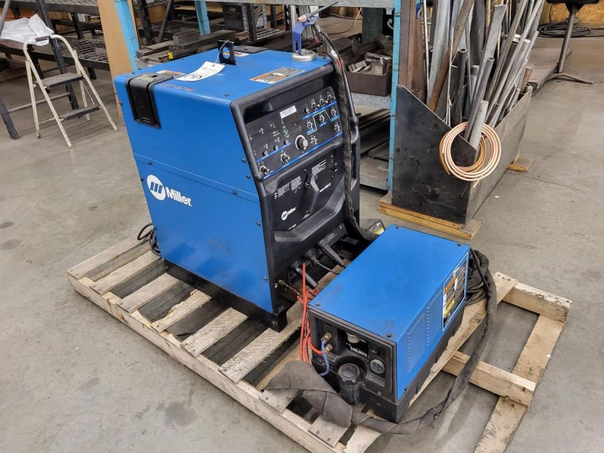 miller-syncrowave-350-lx-tig-welder-with-coolmate-3-lot148 miller syncrowave 350 lx tig welder with coolmate 3