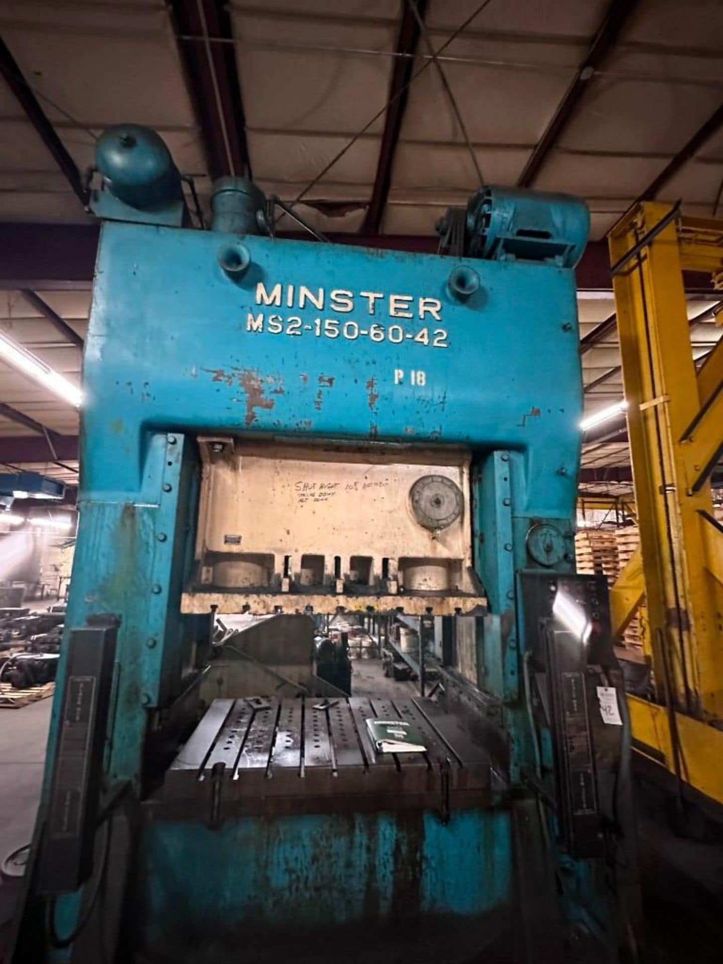minster 150 ton straight side press
