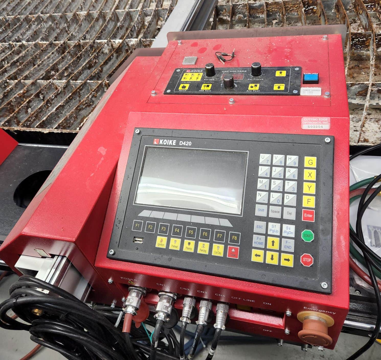 4' x 8' Koike Aronson PNC-12 Extreme CNC Plasma, 2015 - Miller Electric Spectrum 875 - Image 3