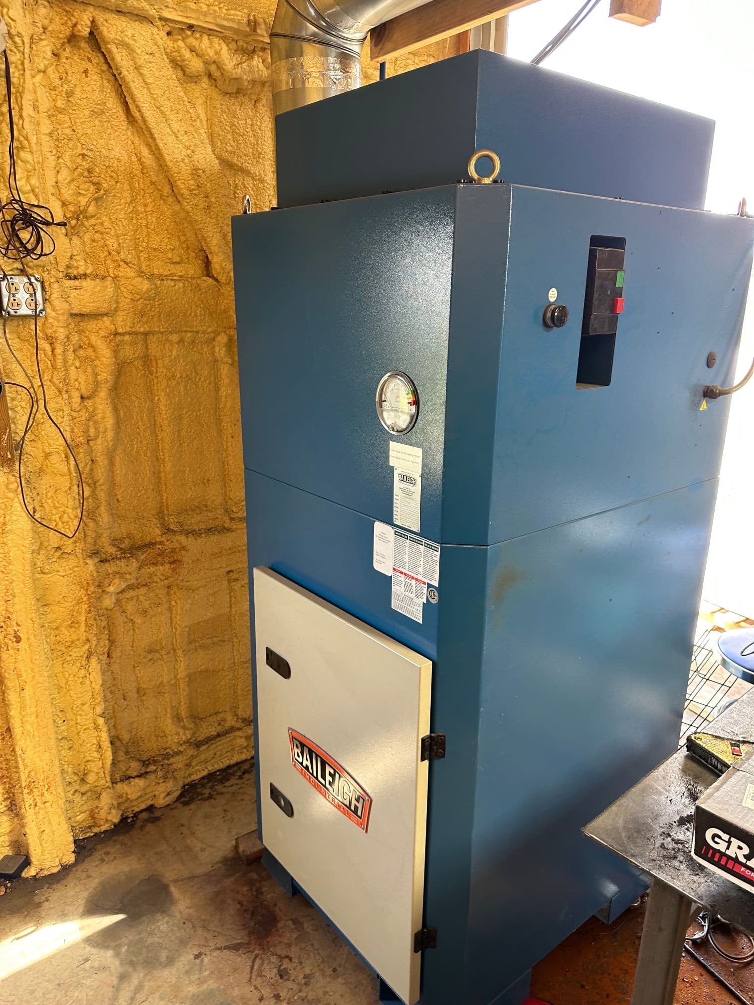 5 HP Baleigh Industrial MDC-3500-HD Dust Collector, 2019