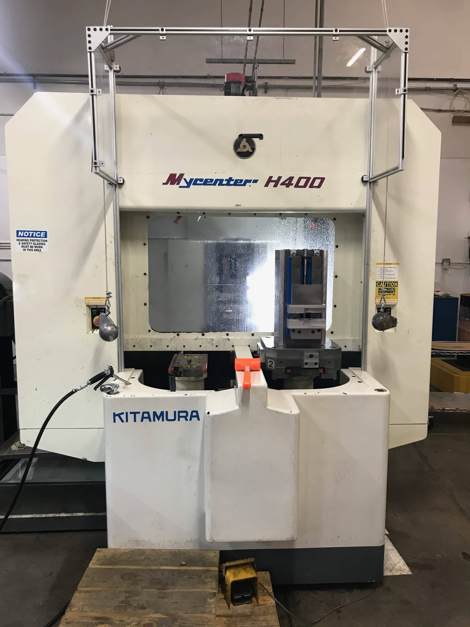 Kitamura MYCENTER H400 HMC, 1995- 400mm, 100 ATC, Full 4th, Probe, Fanuc