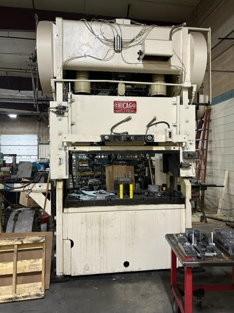 150 Ton Chicago Dreis & Krump SS-150-30-60 Straight Side Press, 1965 - Under Power, Feeder - Image 3