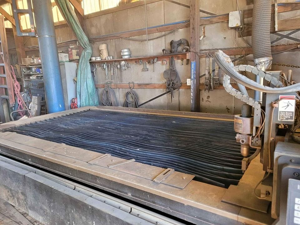 5'x10' Komatsu Rasor Plasma Table, 1997-120 amp Fineline power supply