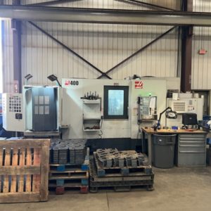 Haas EC-400 400MM HMC, 2019 - 6 Station Pallet Pool, Full 4th Axis, Tooling, 40 Taper Side Mount Tool Changer, TSC