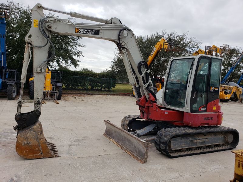 30" Bucket Takeuchi TB280FR Excavator, 2015 - Full Cab, A/C, ~2600 HRS