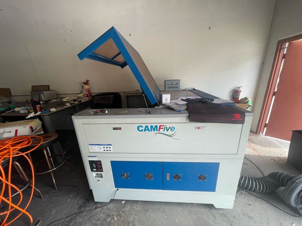 100W 2018 CMA5136C CamFive CO2 Laser, 2018 - New laser tube and lenses