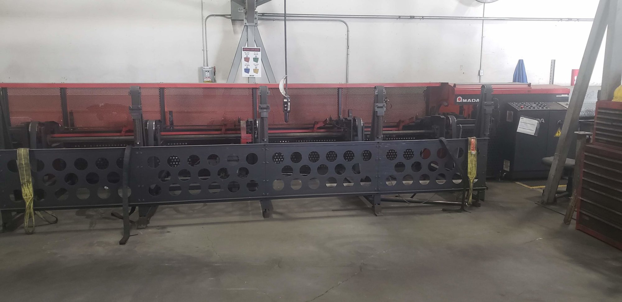 Amada Rotary Pipe Cutter SA90A 3.55" OD x 0.25" Wall, 2004 - 2 Cutters