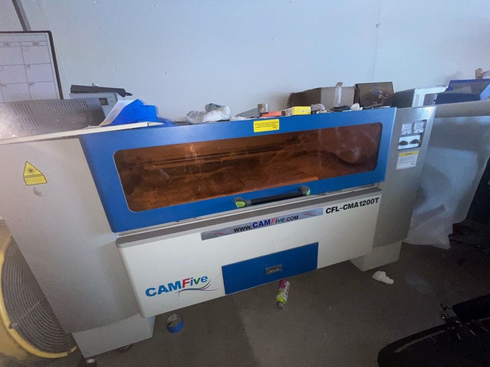 100w CM1200T CamFive CO2 Laser, 2018
